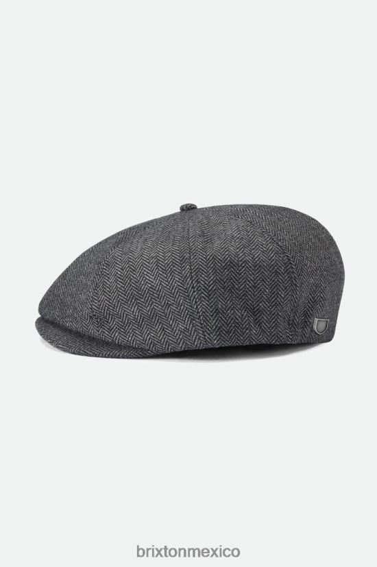 Brixton accesorios gris negro hombres gorra de vendedor de periódicos DV42H305