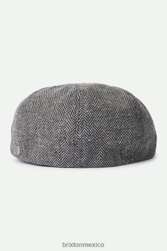 Brixton accesorios gris negro hombres gorra de vendedor de periódicos DV42H305