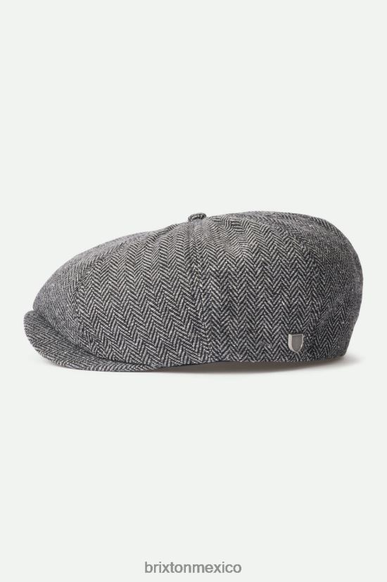 Brixton accesorios gris negro hombres gorra de vendedor de periódicos DV42H305