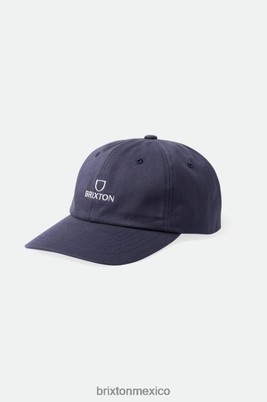 Brixton accesorios lavado vintage azul marino hombres gorra alfa lp DV42H294