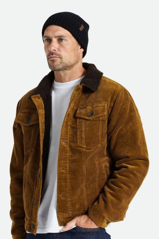 Brixton accesorios negro hombres gorro heist reserve de cachemir DV42H338