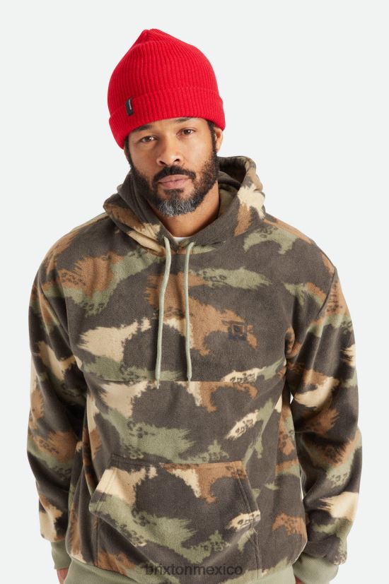 Brixton accesorios rojo hombres gorro de atraco DV42H325