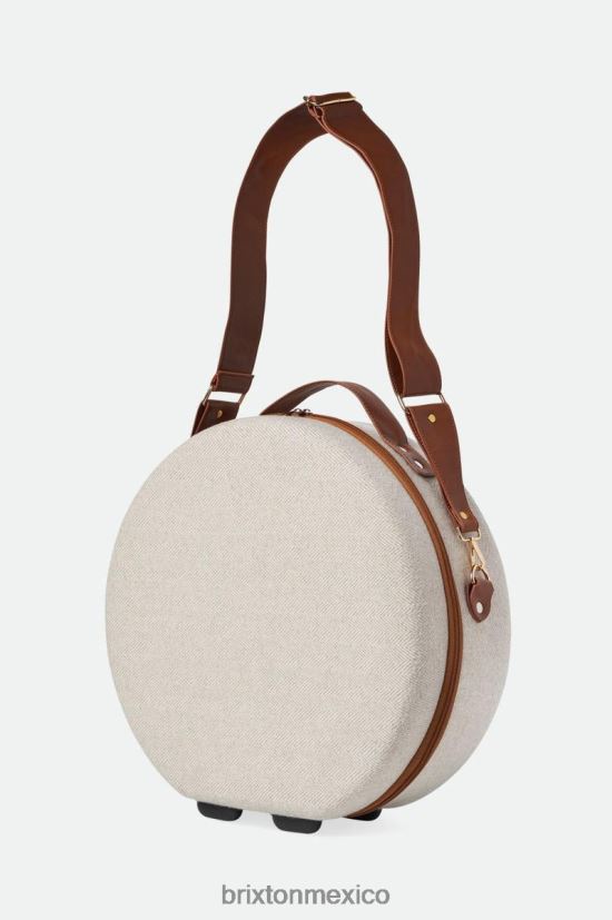Brixton accesorios crema/beige hombres hecho correctamente el estuche de viaje fedora DV42H378
