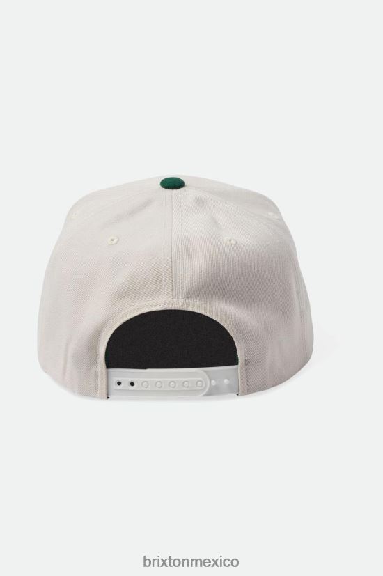 Brixton accesorios gorra blanca/verde kelly hombres juramento iii snapback DV42H239