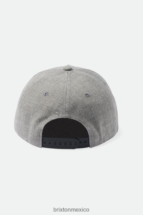 Brixton accesorios gris jaspeado oscuro/verde kelly hombres gorra con escudo mp DV42H259