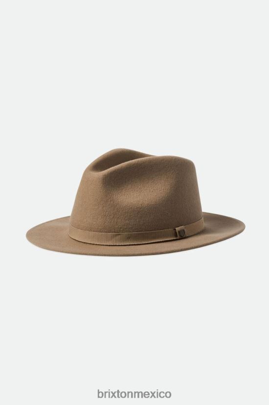 Brixton accesorios arena hombres sombrero fedora plegable messer DV42H227