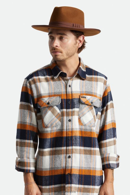 Brixton accesorios café hombres sombrero de fieltro DV42H217