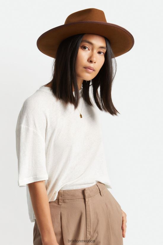 Brixton accesorios café hombres sombrero de fieltro DV42H217