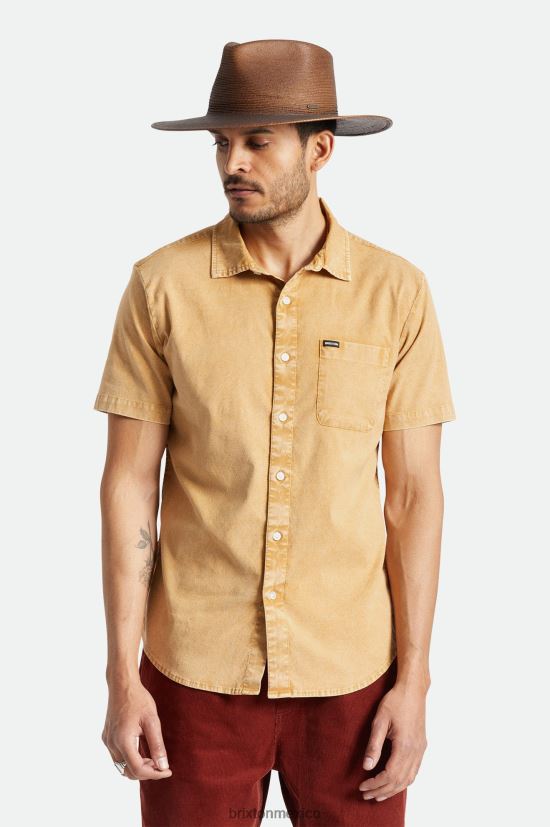 Brixton accesorios marrón oscuro hombres fedora marcos DV42H183