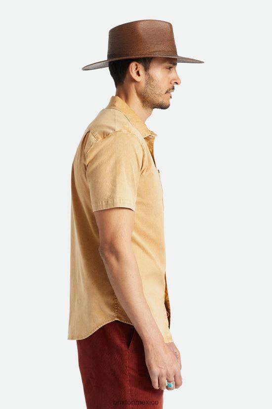 Brixton accesorios marrón oscuro hombres fedora marcos DV42H183