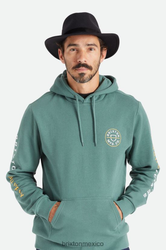 Brixton accesorios negro hombres messer aventura fedora DV42H230