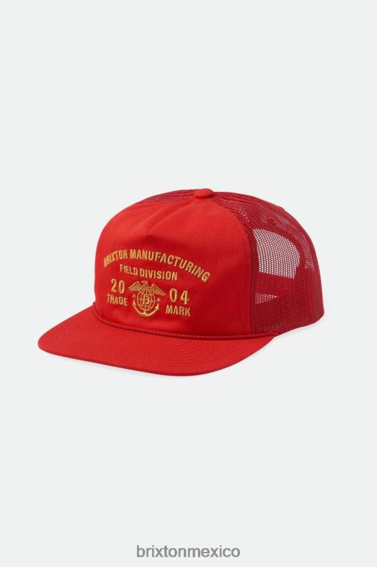 Brixton accesorios aloha rojo hombres gorra trucker division mp DV42H248