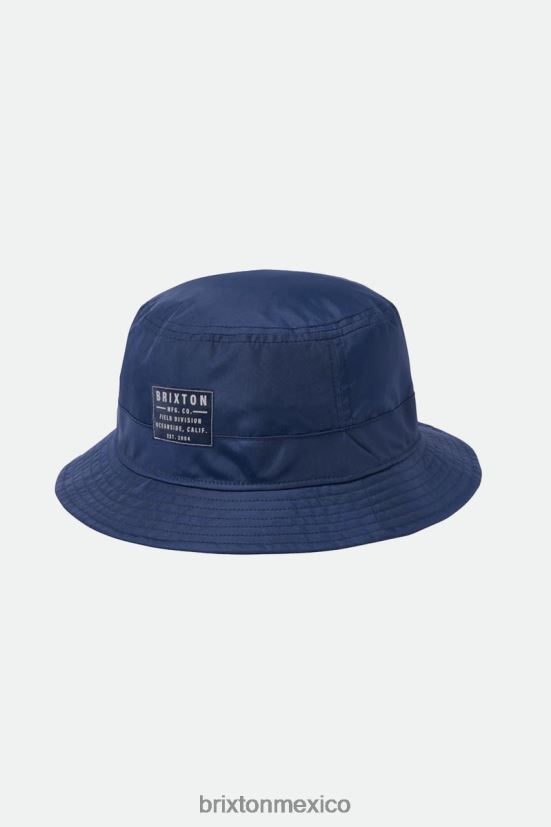Brixton accesorios azul marino lavado hombres sombrero de pescador empacable de nailon vintage DV42H310