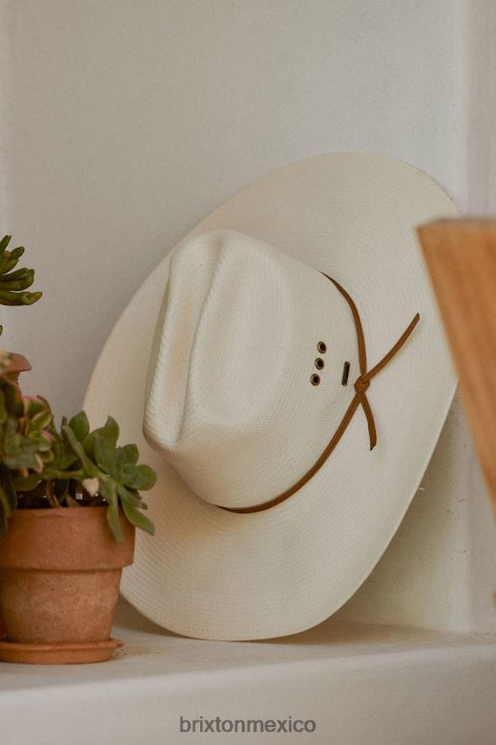 Brixton accesorios blanquecino hombres sombrero vaquero reserva paja el paso DV42H176