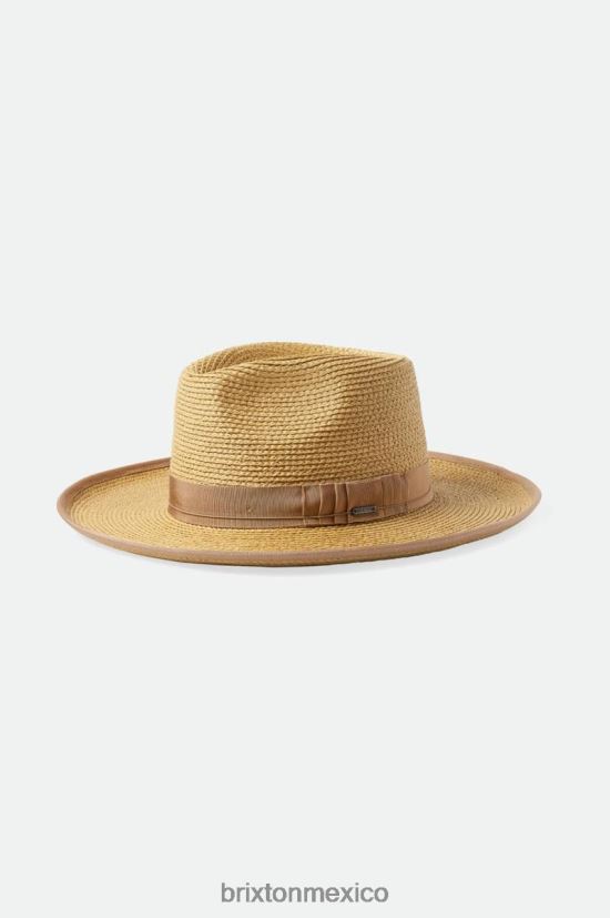 Brixton accesorios bronceado/bronceado hombres sombrero de paja reno DV42H190