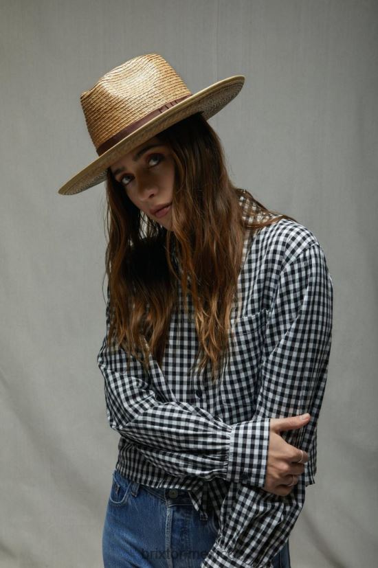 Brixton accesorios broncearse hombres sombrero de paja reno DV42H180