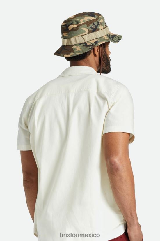 Brixton accesorios excedente de camuflaje hombres sombrero de pescador empacable amor DV42H313