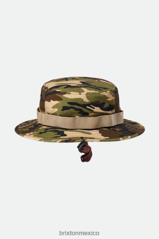 Brixton accesorios excedente de camuflaje hombres sombrero de pescador empacable amor DV42H313