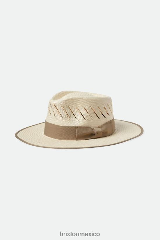 Brixton accesorios natural hombres bandera reserva sombrero de paja toquilla DV42H177