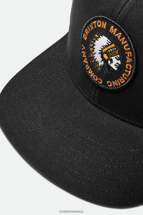 Brixton accesorios negro hombres gorra rival sello netplus mp trucker DV42H249