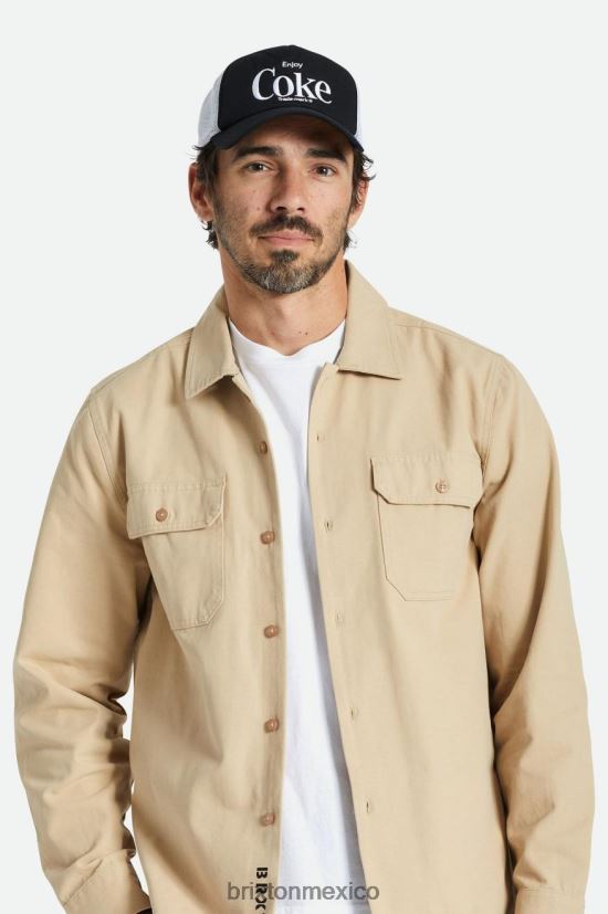 Brixton accesorios negro hombres gorra trucker coca-cola enjoy mp DV42H266