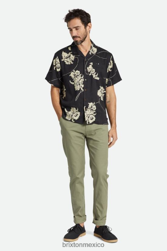 Brixton vestir excedente de aceituna hombres Choice pantalones chinos ajustados DV42H149