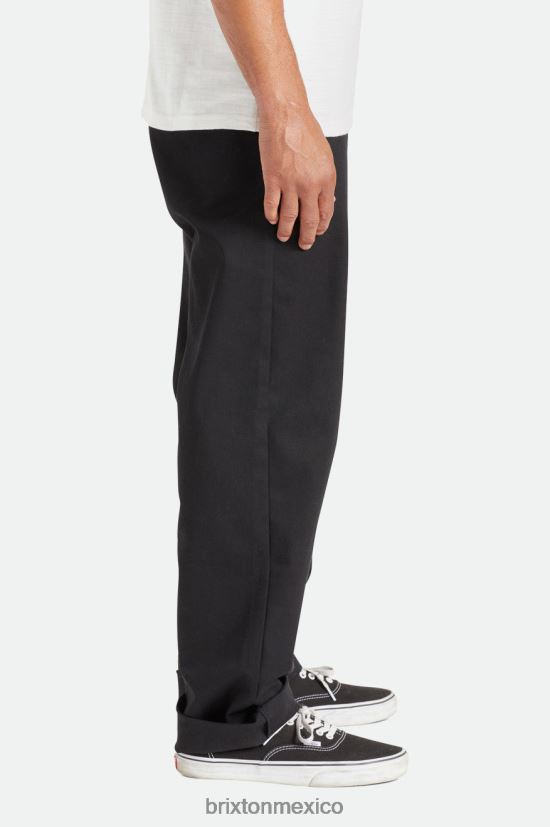 Brixton vestir negro hombres pantalón chino relajado Choice DV42H151