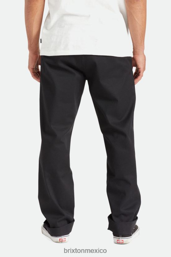 Brixton vestir negro hombres pantalón chino relajado Choice DV42H151
