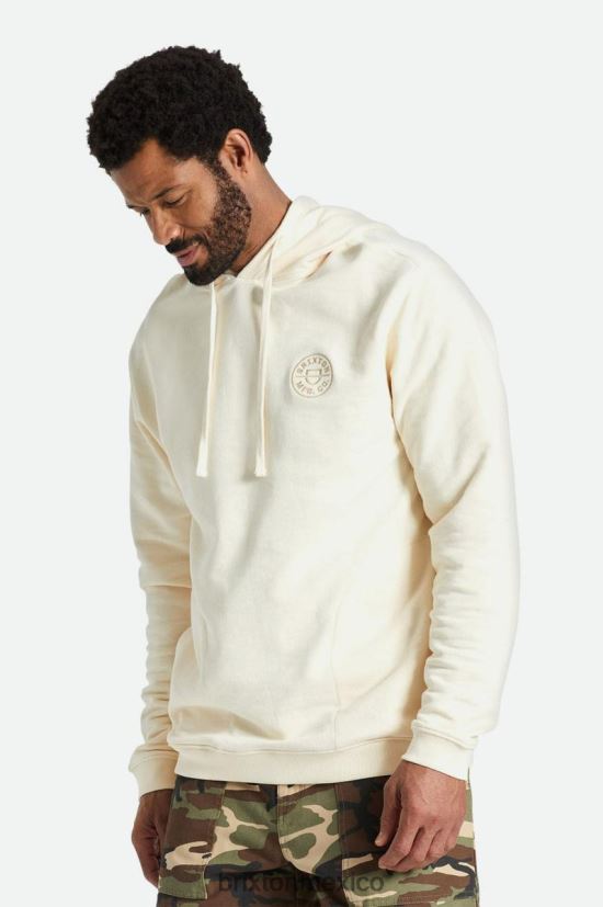 Brixton vestir gorra blanca hombres capucha de felpa francesa con peso de verano DV42H133