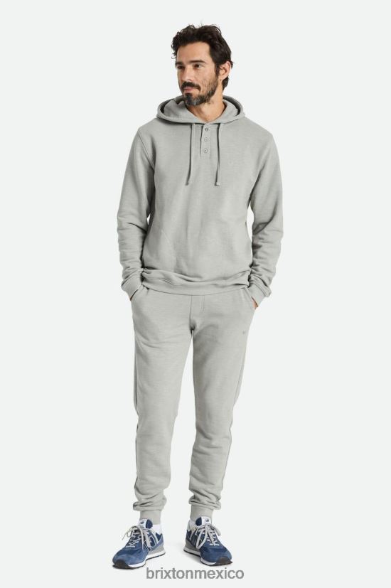 Brixton vestir paloma salvaje hombres capucha flameada de felpa henley francesa DV42H138