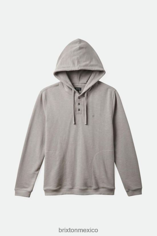 Brixton vestir paloma salvaje hombres capucha flameada de felpa henley francesa DV42H138