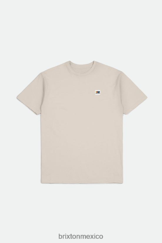Brixton vestir crema hombres camiseta estándar alton s/s DV42H60