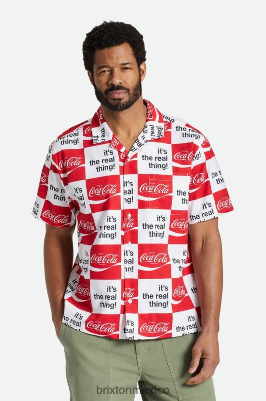 Brixton vestir blanco hombres coca-cola bunker s/s tejido DV42H25