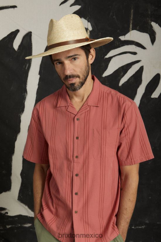 Brixton vestir cedro polvoriento hombres búnker reserva peso fresco s / s tejido DV42H6