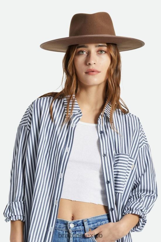 Brixton accesorios bronceado oscuro mujer sombrero jo ranchero DV42H529
