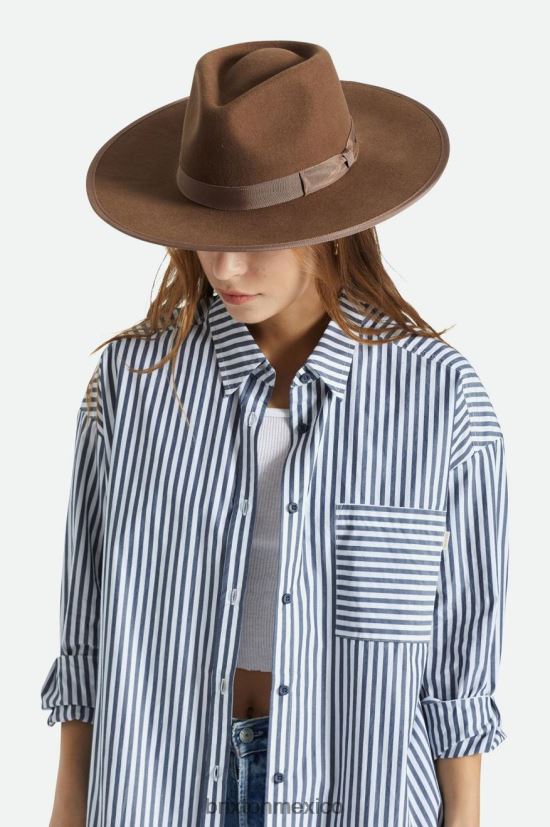 Brixton accesorios bronceado oscuro mujer sombrero jo ranchero DV42H529