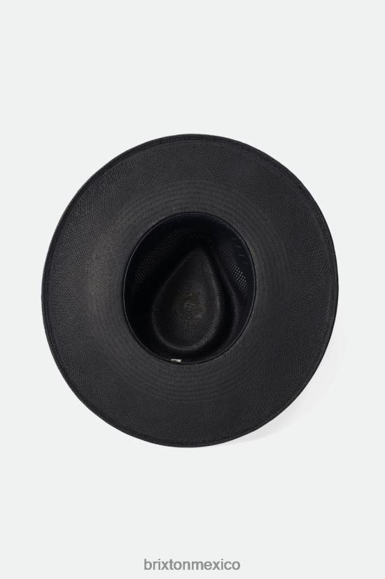 Brixton accesorios corondao negro mujer sombrero ranchero de paja jo panamá DV42H501
