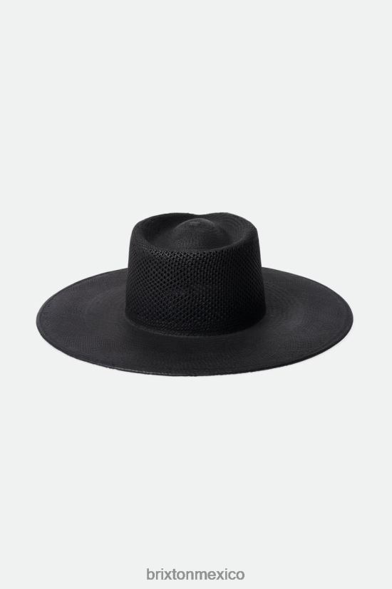 Brixton accesorios corondao negro mujer sombrero ranchero de paja jo panamá DV42H501