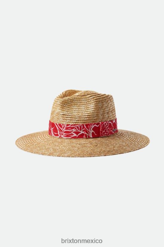 Brixton accesorios miel/rojo aloha mujer sombrero de joanna DV42H521
