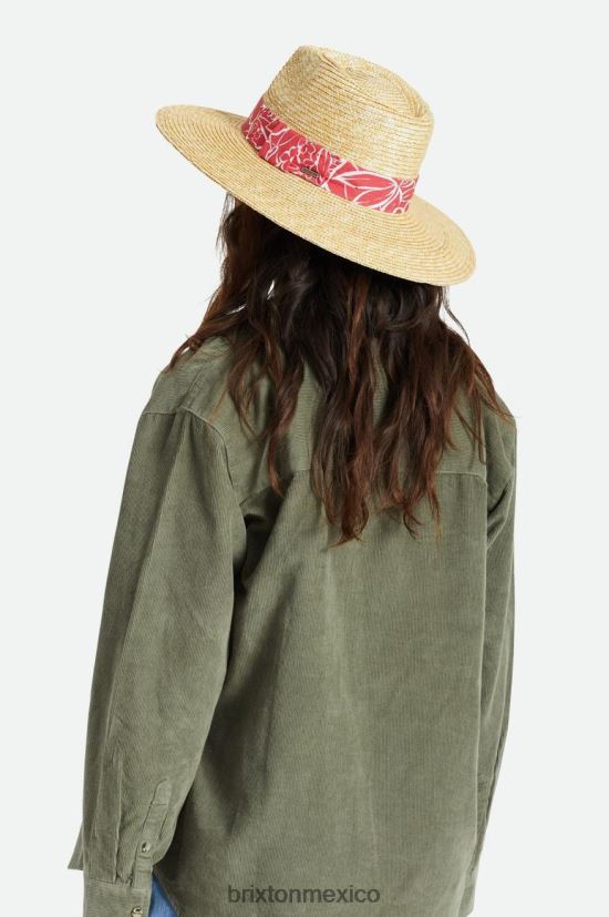 Brixton accesorios miel/rojo aloha mujer sombrero de joanna DV42H521