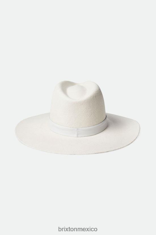 Brixton accesorios panamá blanco mujer sombrero de paja harper panamá DV42H499