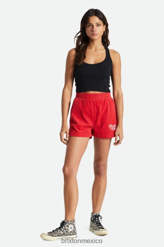 Brixton vestir coca cola roja mujer pantalón corto de coca-cola DV42H493