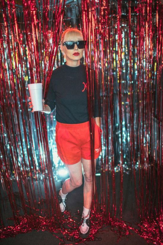 Brixton vestir coca cola roja mujer pantalón corto de coca-cola DV42H493