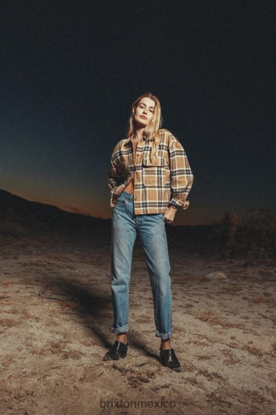 Brixton vestir mojave mujer bowery manga larga franela DV42H443