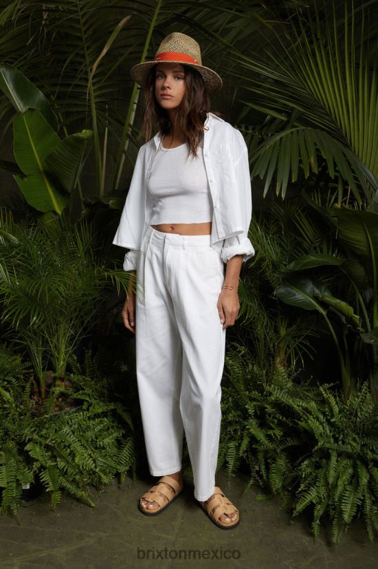 Brixton vestir blanco mujer pantalon victoria DV42H474