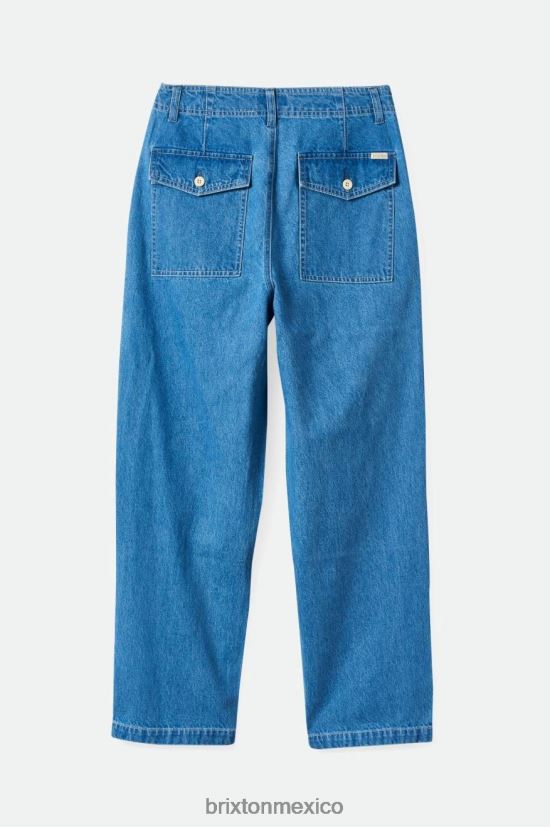 Brixton vestir índigo descolorido mujer pantalón vancouver DV42H469