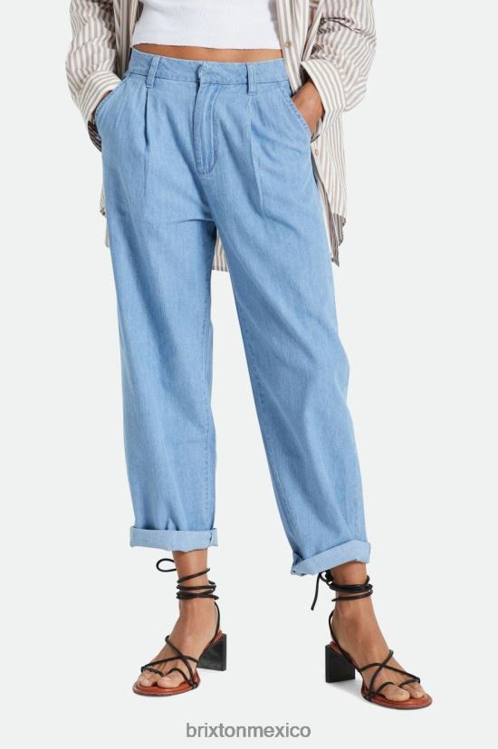 Brixton vestir índigo descolorido mujer pantalon victoria DV42H479