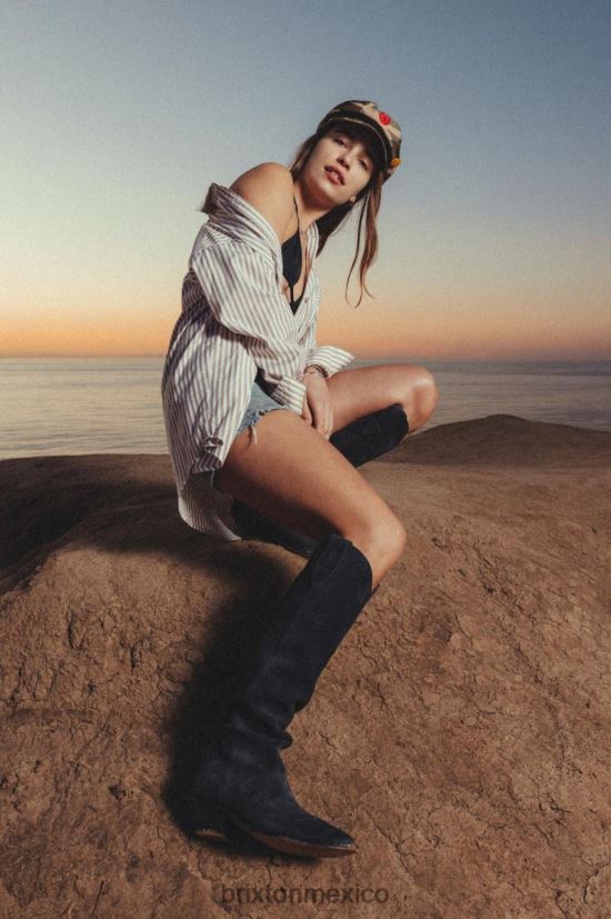 Brixton vestir mojave mujer sidney oversize l/s tejido DV42H451