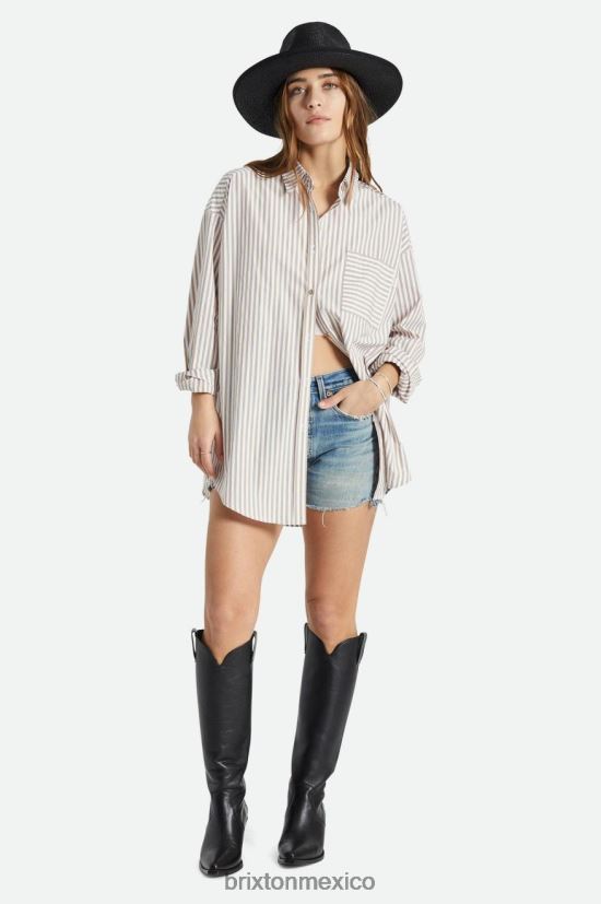 Brixton vestir mojave mujer sidney oversize l/s tejido DV42H451