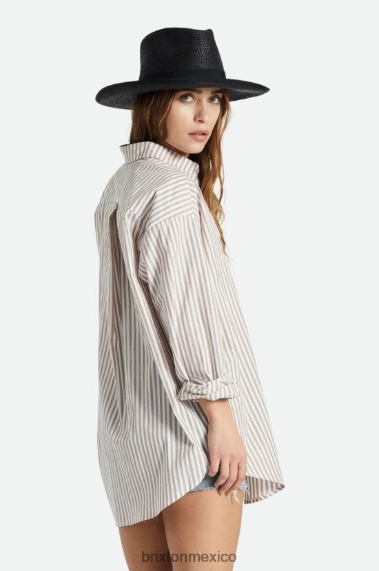 Brixton vestir mojave mujer sidney oversize l/s tejido DV42H451